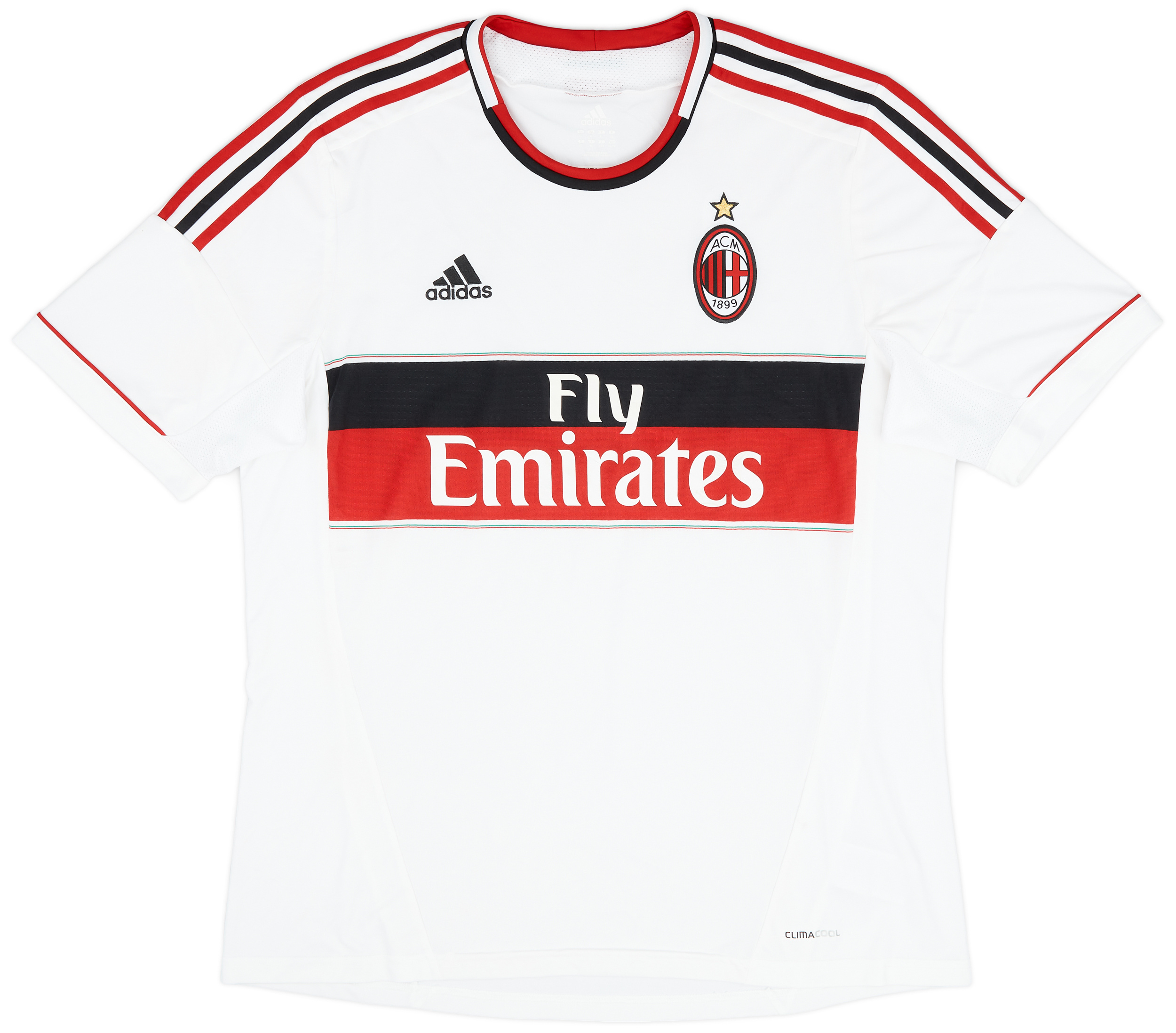 AC Milan Away football shirt 2012 - 2013. Sponsored by Emirates