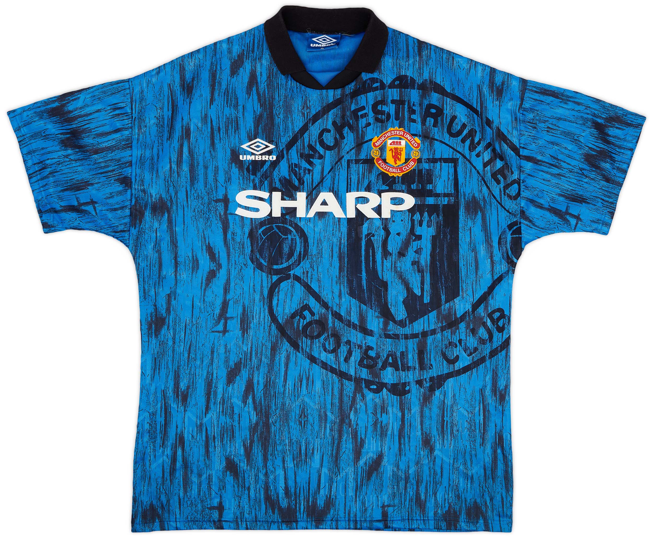 1992-93 Manchester United Away Shirt - 8/10 - ()